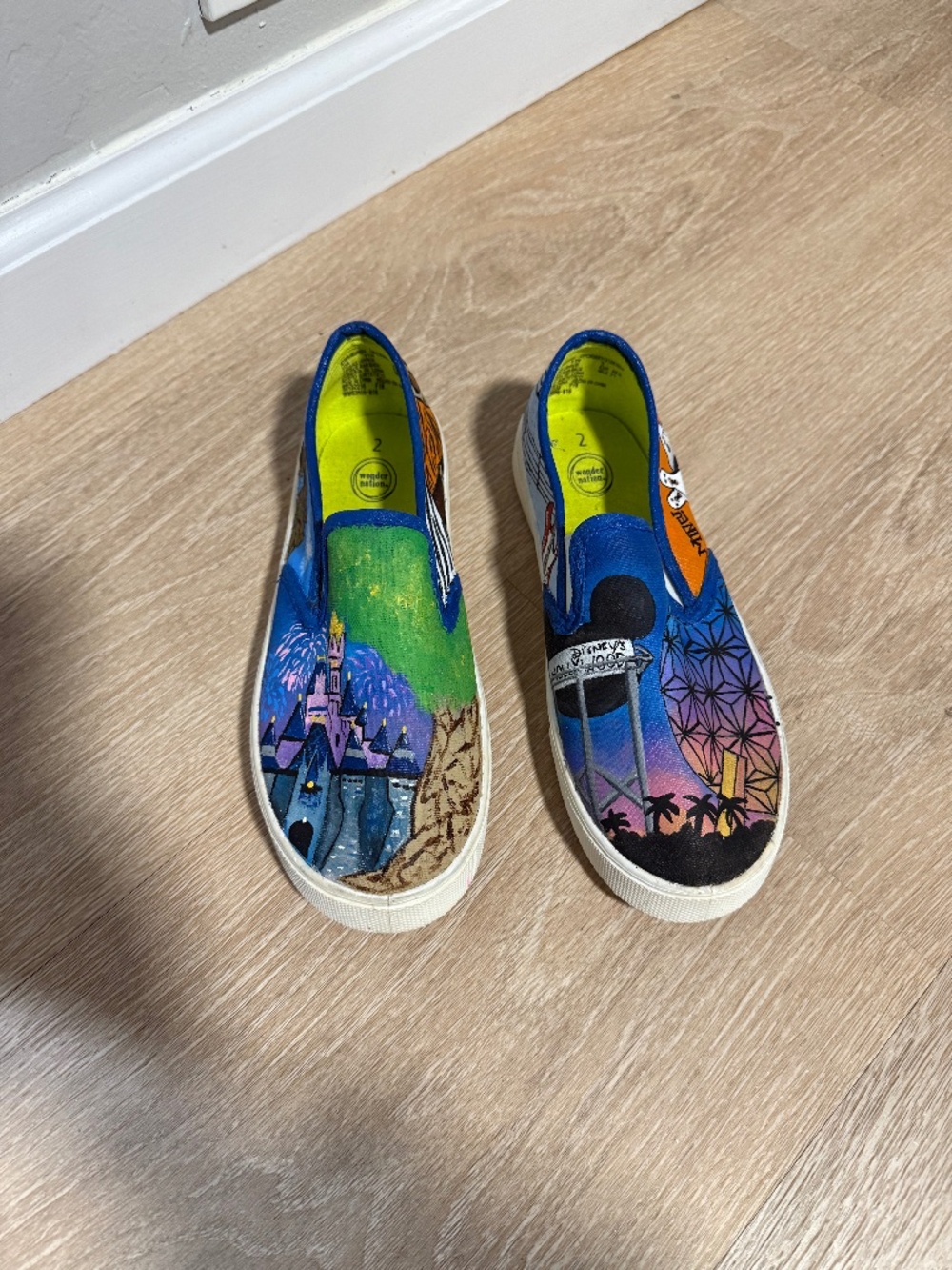 Disney Themed Hand Painted Shoes